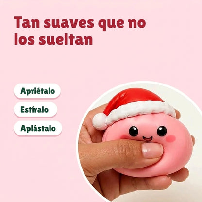 Apretando un dumpling squishy suavecito